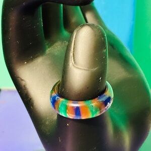 Multicolor Resin Ring